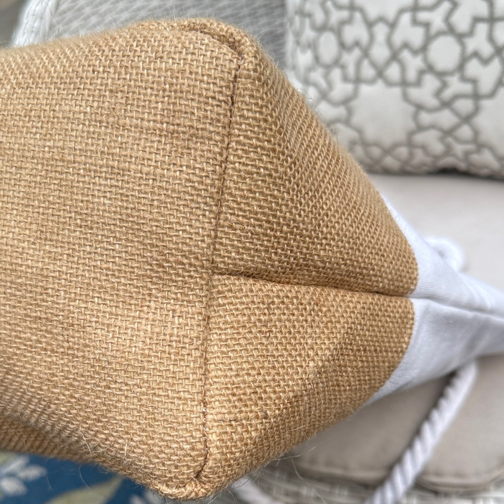 AVEDA White and Tan Tote Bag - Picture 7 of 16